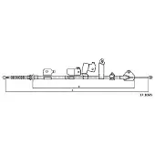 METZGER 17.1096 Handremkabel