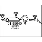 MTS 01.95640 Einddemper