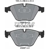 Textar Remblokset 2331207, voor