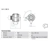 Bosch 0 986 084 630 Dynamo / Alternator
