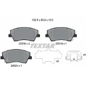 Textar Remblokset 2251801, voor