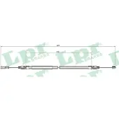 LPR Kabel, parkeerrem C0059B