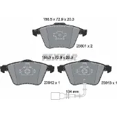 Textar Remblokset 2380101, achter