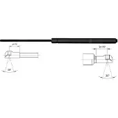 METZGER 2110631 Gasveer achterklep
