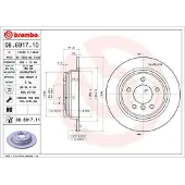 Brembo 08.6917.11 Remschijf