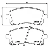Brembo P 78 010X Remblokken