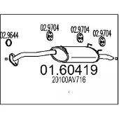 MTS 01.60419 Einddemper