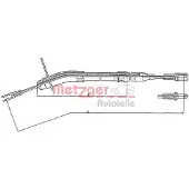 METZGER Trekkabel, parkeerrem 10.935