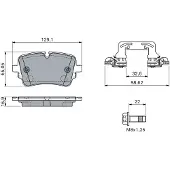Bosch 0 986 460 173 Remblokken