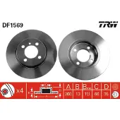 TRW Remschijf DF1569
