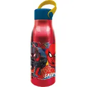 Stor Marvel's Spider-Man Aluminium Drinkfles – 760 ml – Met rubberen draaglus – Sluit goed af – Drinkfles voor kinderen – Rood/Donkerblauw
