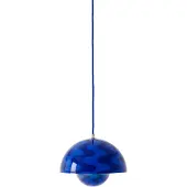 &tradition Hanglampe &Tradition, Flowerpot VP1, dimbare, Blauw, Woonkamer, Metaal, Designer