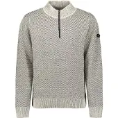 No-excess Trui stone grey / zwart