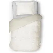 Eleganzzz Dekbedovertrek Micro Mink Crocodile - off white 140x200/220cm