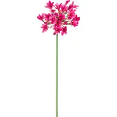 Easyplants | Kunstbloem Agapanthus 77 cm roze | Zijde | Nepbloemen | roze | Onderhoudsvrij | Kant-en-klaar