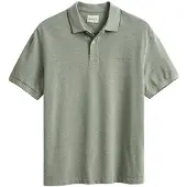 Gant Two-toned Polo Shirt Dry Herb Green Maat: M | Poloshirts Outlet | Heren | Groen