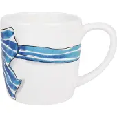 Blond Amsterdam Cappucino Mok Even Bijkletsen Strik Blauw 500 Ml