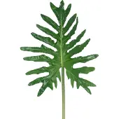 Easyplants | Kunstblad Philodendron 90cm | Zijde | Nepbloemen | groen | Onderhoudsvrij | Kant-en-klaar