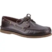 Sperry Authentieke 2 Oog Leer Heren Amaretto Bootschoenen