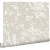 Laura Ashley Lloyd Behang - Bloemen - 10mx52cm - Beige