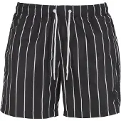 Urban Classics Zwemshorts zwart / wit
