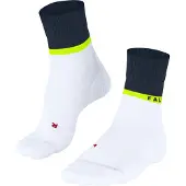 Falke Hardloopsokken Women RU4 Endurance Compression White Dark Navy-Schoenmaat 35 - 36