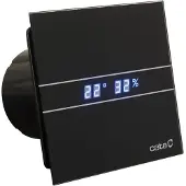 CATA E - Axiaalventilator E-100 GBTH, met automaat, zwart 00900602