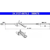 Ate 24.3727-0678.2 Handremkabel
