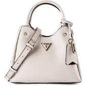 GUESS Handtas 'Meridian II' crème