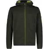 CMP - Jacket Fix Hood with Sleeve Pocket - Fleecevest 58, olijfgroen