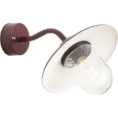 QAZQA Klassieke buiten wandlamp donkerrood IP44 - Munich