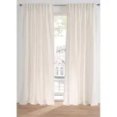 Bonprix Gordijn in linnenlook met gerecycled polyester (1 stuk) maat H/B: 175/140 cm