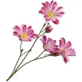 Silk-ka Kunstbloem Margriet Roze H 65 Cm