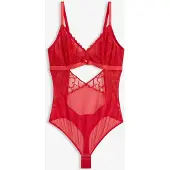 Bonprix Stringbody met kant met hartjes maat 36/38 (S)