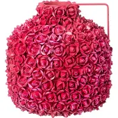 Intratuin Vaas Wooler Roze D 20 H 17 Cm