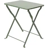 Décoris Sidetable groen staal 40x30x45cm groen Metaal Tafel