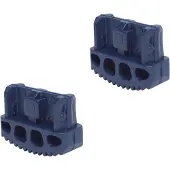 DAS laddervoet / ladderdop 65 mm blauw - Per 2 stuks