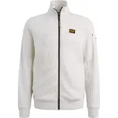 PME Legend Sweatshirt '- Sweat jacket with textures and flight pocket' offwhite