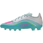 Adidas Sportschoen 'F50 MESSI LEAGUE' cyaan blauw / donkerroze / wit