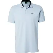 BOSS Shirt 'Member' lichtblauw / zwart