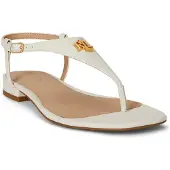 Ralph Lauren Teenslipper 'EVERLEY' wit