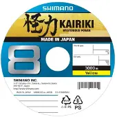 Shimano Fishing Kairiki 8 Braided Line 3000 M Geel 0.160 mm