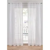 Bonprix Gordijn van lichte voile met onzichtbare lussen (1 stuk) maat h/b: 295/140 cm