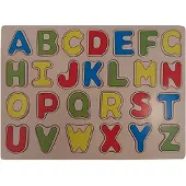 Simply For Kids Vormenpuzzel ABC – Houten Puzzelplank – Alfabet – Educatief Speelgoed