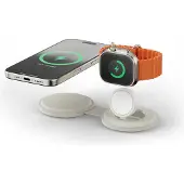 Satechi On-the-Go Qi2 MagSafe 2 In 1 Oplader Bruin