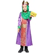 Amscan Heilige koning Balthasar kinderkostuum maat 3-4 jaar
