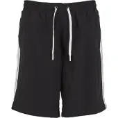 Urban Classics Zwemshorts zwart / wit