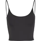 Urban Classics - Basic Low Back Neckline Mouwloze top - 5XL - Zwart