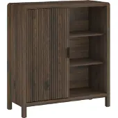 En.casa Commode Lukkodso 82x75x30 cm walnootkleurig []
