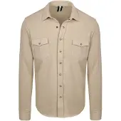 Profuomo Gebreid vest beige